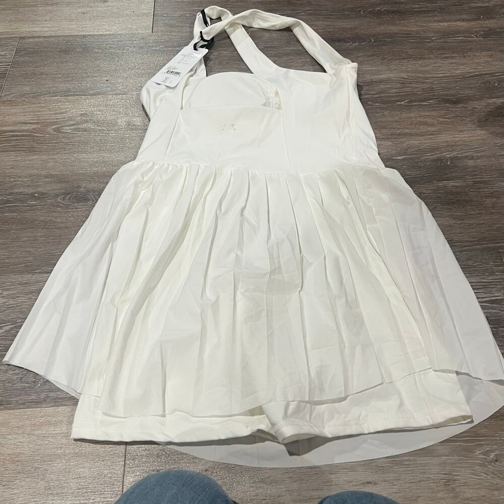 Varley x Revolve Carina White Tennis Racerback Dress XL - Picture 6 of 9